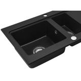 Zlewozmywak granitowy Fox czarny