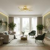 Deckenleuchte EBT022-5C GOLD