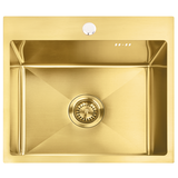 Acél mosogatótálca Leo 50 BRUSH GOLD