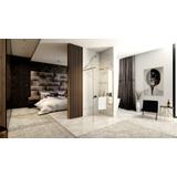 Paroi de douche Rea Aero Gold N 110 Walk In + EVO