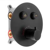 Built-in shower set Rea  LUNGO Black Matt BOX