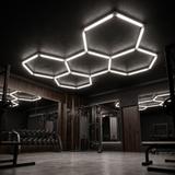 Lampa LED HEXAGON JNH051-H Biała