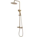 REA VINCENT matēta zelta dušas komplekts ar termostatu