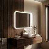 Lustro ścienne LED 80x60cm TOP-3