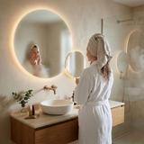 Mirror LED R-8040 80cm + 40cm