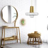 Hängelampe Glas Metall Gold Led APP553-1CP