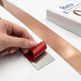 Baguette décorative adhésive Rea P14454CF 3,8cm Copper