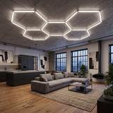 Lampa LED HEXAGON JNH051-H Biała