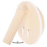 Wandlampe APP1615-1W beige