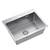 Νεροχύτης από ατσάλι LUKE 110 ( 58x 45 cm) x 20 cm  WORKSTATION