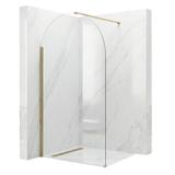 Shower screen Rea Heaven Brush Gold 90