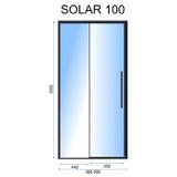 Shower doors SOLAR GOLD 100