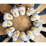 Kapcie klapki Kigurumi Pegaz biały