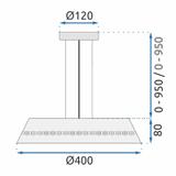 Hängelampe Cristal APP1028-CP