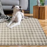 Dywan pluszowy Clover Pepitka Beige