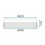 Deckenleuchte APP1744-C 50 cm CHROME