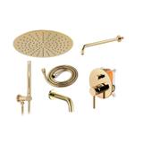Built-in shower set Rea Lungo Gold + BOX