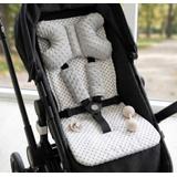 Mata do wózka dwustronna 4w1 White/Grey Dots