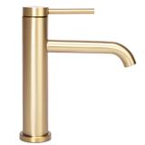 Bateria Umywalkowa REA CLIF ZŁOTA SZCZOTKOWANA NISKA