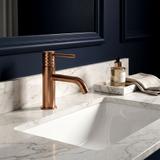 Βρύση νιπτήρα Rea Lungo Diamond Brush Copper Χαμηλή