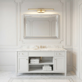 Kinkiet łazienkowy LED APP1892-1W 40 cm Złoto szczotkowane