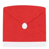 Pokrowiec na krzesło czapka Mikołaja 2 szt