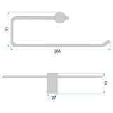 Kylpyhuoneen naulakko A62310BRG OTTO Brush Copper