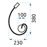 Wandlampe loft APP743-1W