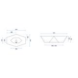 Kriauklė stalviršio Rea Vegas Granit