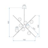 Deckenlampe APP998-12CP