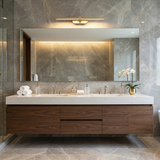 Kinkiet łazienkowy LED APP1892-1W 40 cm Złoto szczotkowane