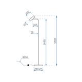 Lampe APP965-1F Schwarz