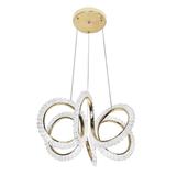 LAMPA WISZĄCA LED G037-CP ZŁOTA