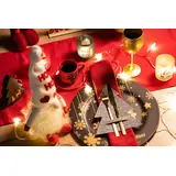 Pokrowiec na sztućce Świateczny 6 szt KF370-6