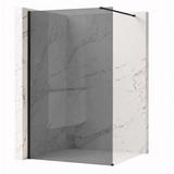 Tuš zaslon Rea Flexi Grey / Black 80