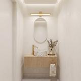 Koupelnové nástěnné LED svítidlo SWE044-1W 60cm GOLD