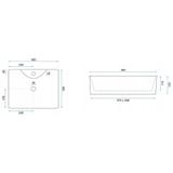 Vasque à poser Rea Kelly Marmo