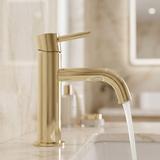 Rea Lungo L. Zlatý umývadlový faucet svetlo zlatý nízky