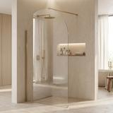 Shower screen Rea Heaven Brush Gold 110