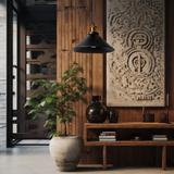 Hängelampe PORTO BLACK