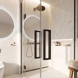 Douchedeurgreep Rea 01 Black