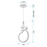 Lampe LED G071-CP GOLD