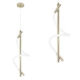 LAMPA WISZĄCA LED G015-CP JASNE ZŁOTO