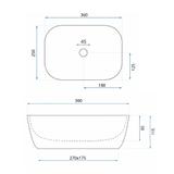 Kriauklė stalviršio Rea Belinda mini stone matt