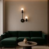 Wandlampe APP1707-2W BLACK