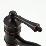 Izlietnes maisītājs Rea Vintage neapstrādāts melns Augsts