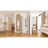 Cabina doccia REA Hugo Black 100x80