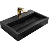 Vasque en conglomérat Goya Black Mat 60cm