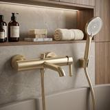 Baterie pentru cadă REA Ontario Side Brush Gold