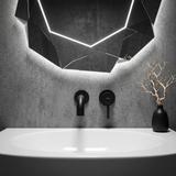 Inbouw wastafelkraan Rea Lungo Black + BOX